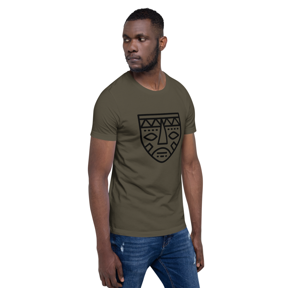 African Mask 2-Short-Sleeve Unisex T-Shirt