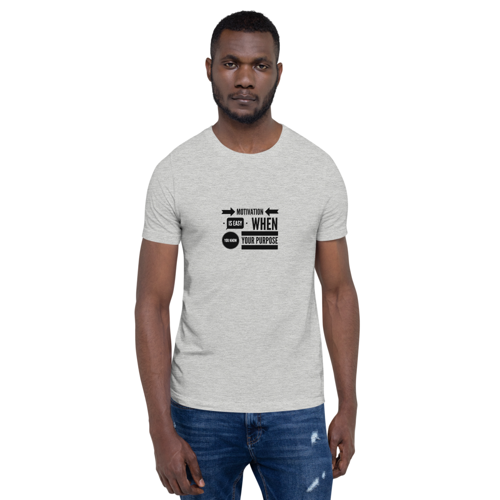 Motivation is Easy Short-Sleeve Unisex T-Shirt