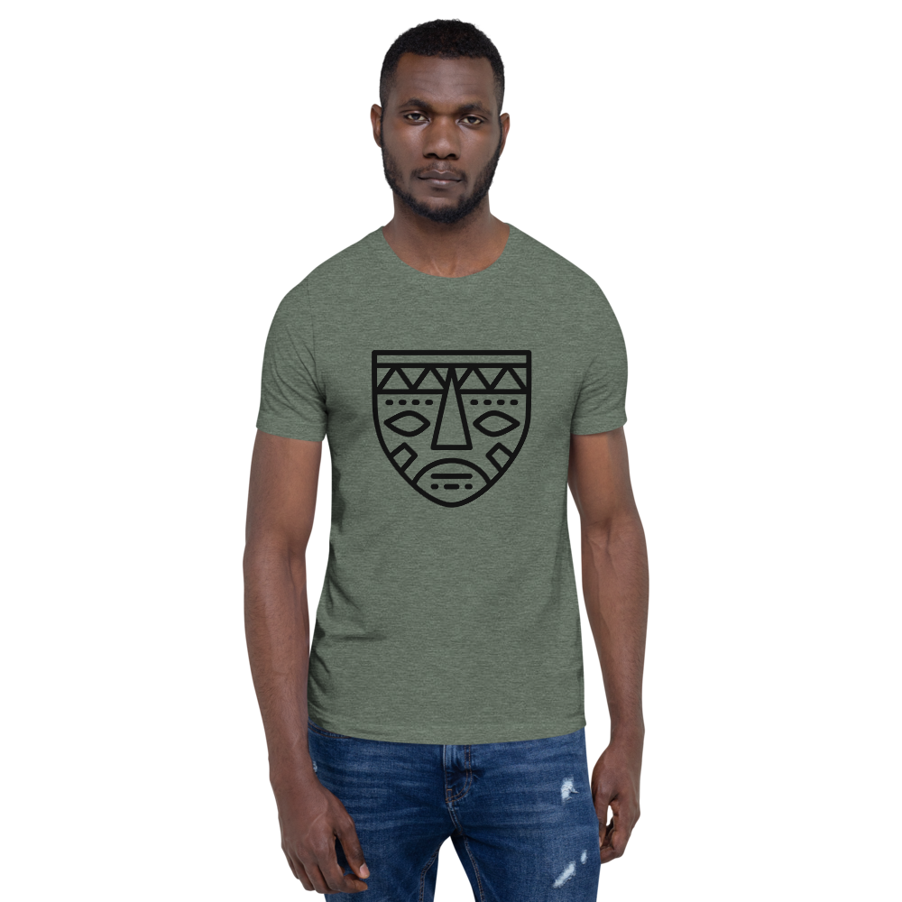African Mask 2-Short-Sleeve Unisex T-Shirt