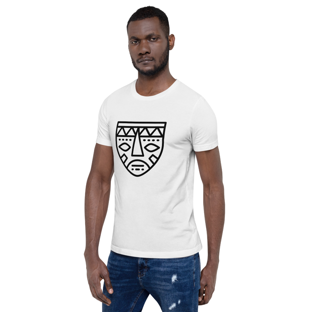 African Mask 2-Short-Sleeve Unisex T-Shirt