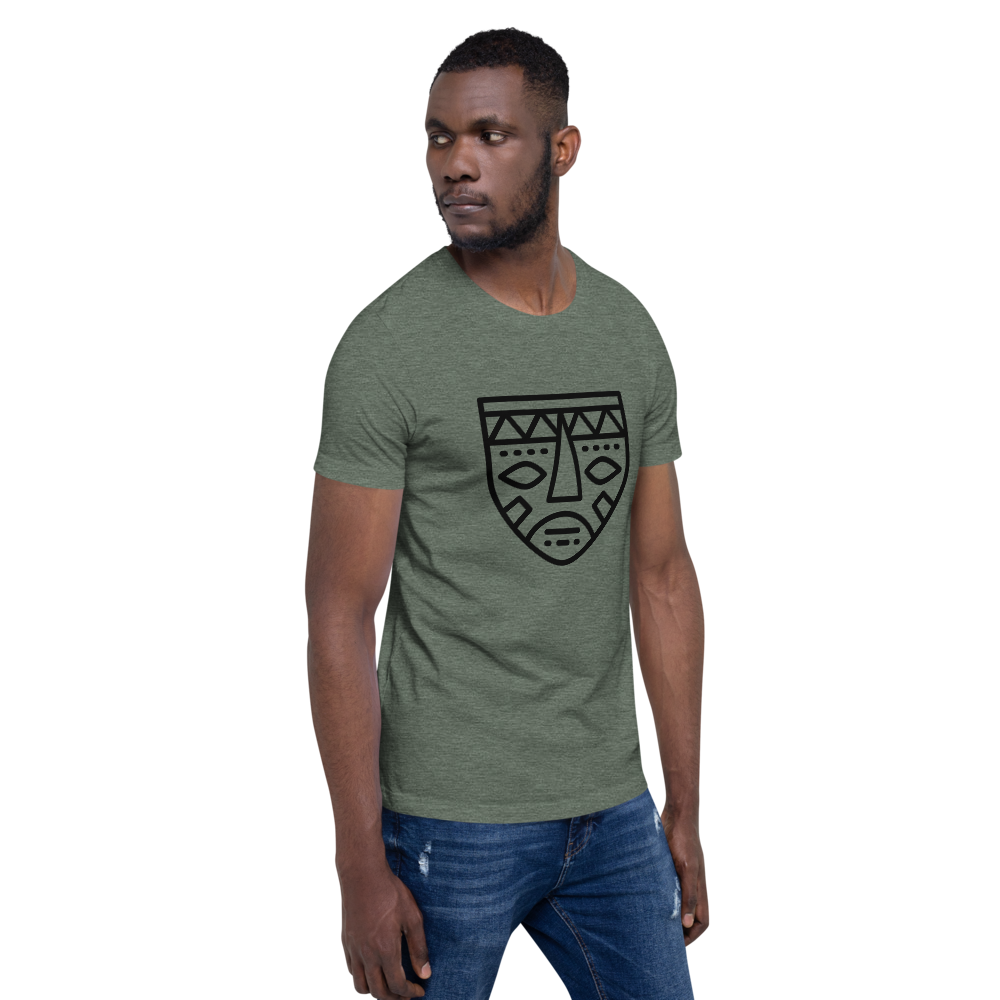 African Mask 2-Short-Sleeve Unisex T-Shirt