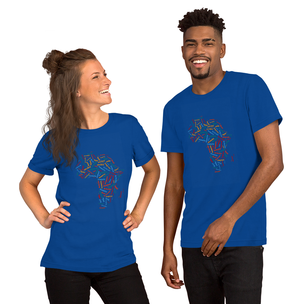 African Map Short-Sleeve Unisex T-Shirt