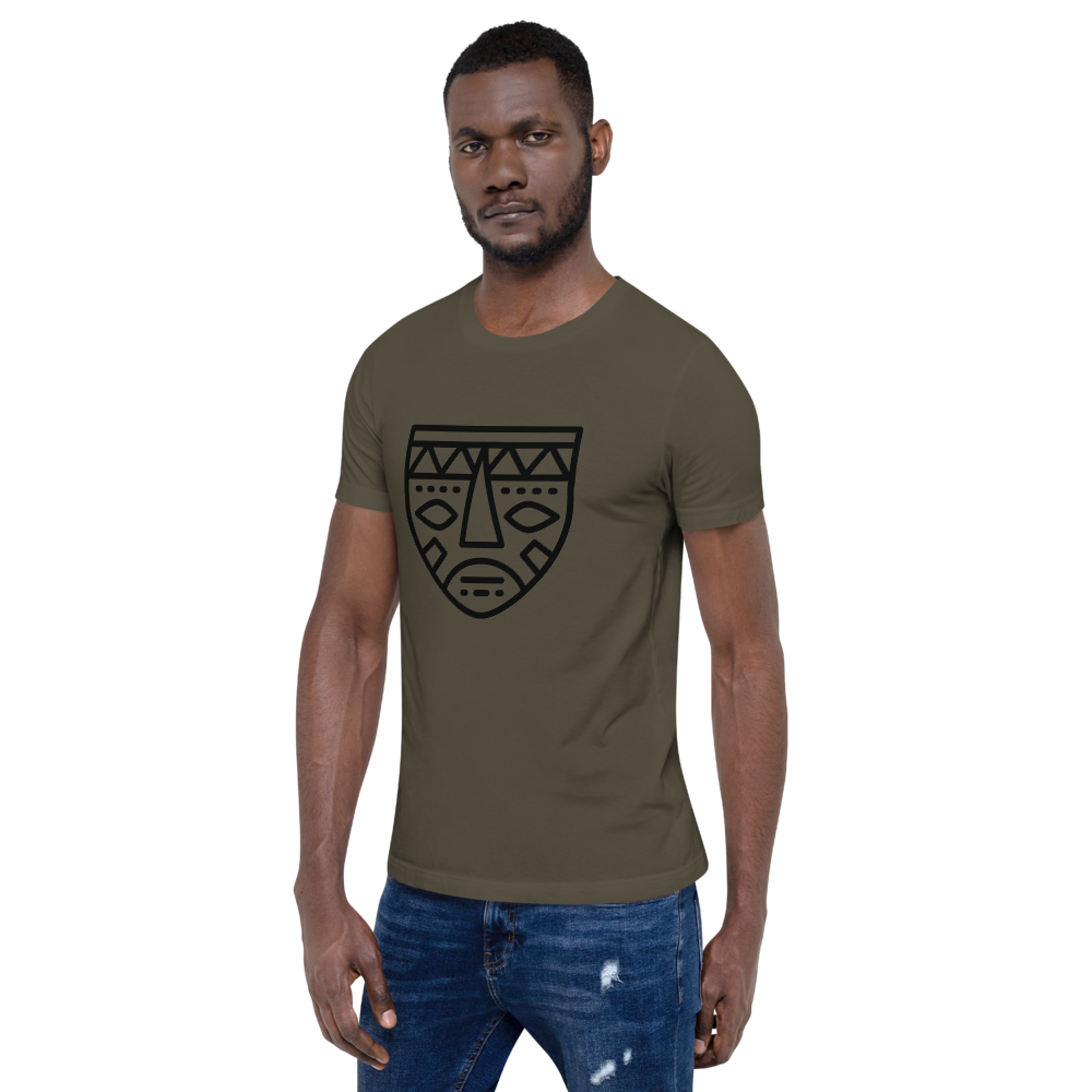 African Mask 2-Short-Sleeve Unisex T-Shirt