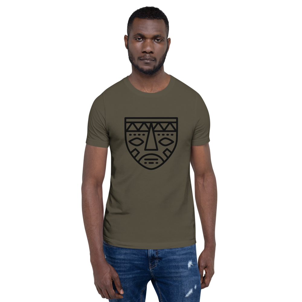 African Mask 2-Short-Sleeve Unisex T-Shirt