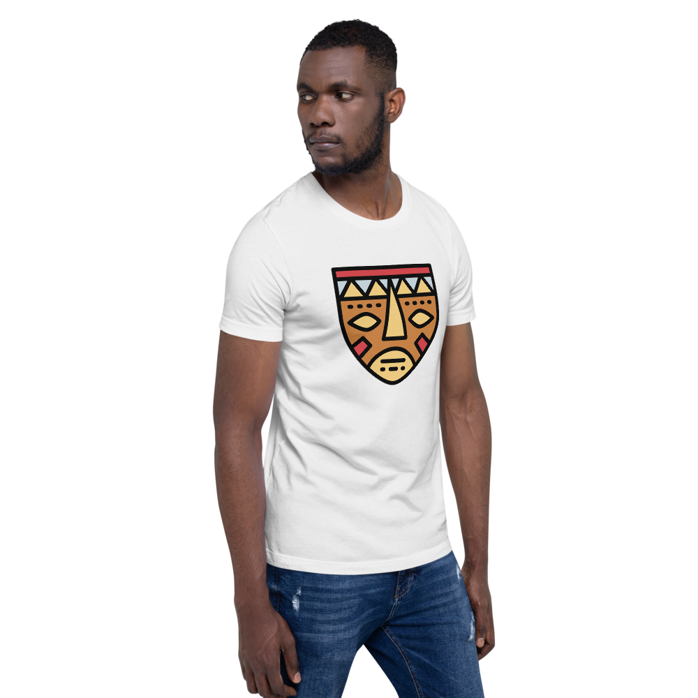 African Mask-Short-Sleeve Unisex T-Shirt