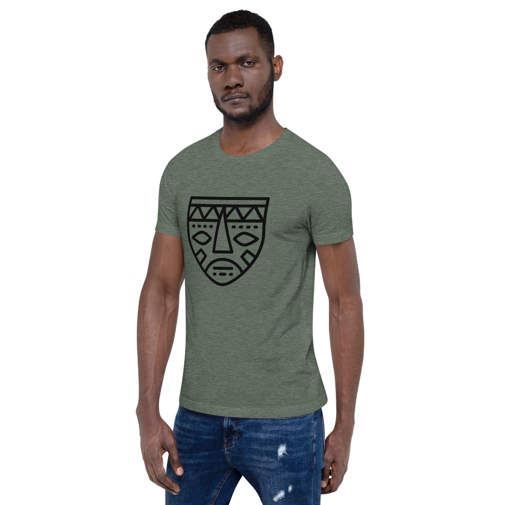 African Mask 2-Short-Sleeve Unisex T-Shirt