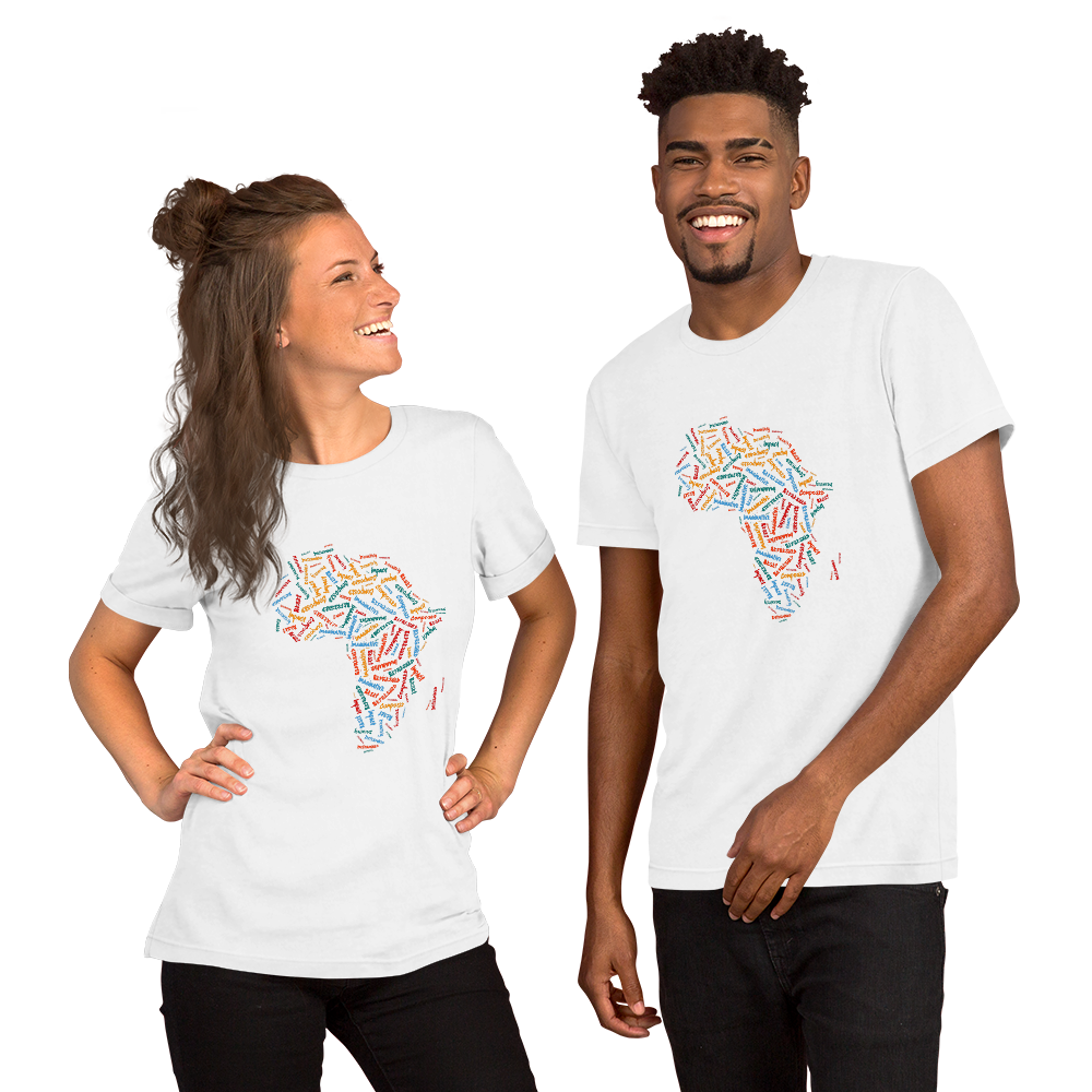 African Map Short-Sleeve Unisex T-Shirt